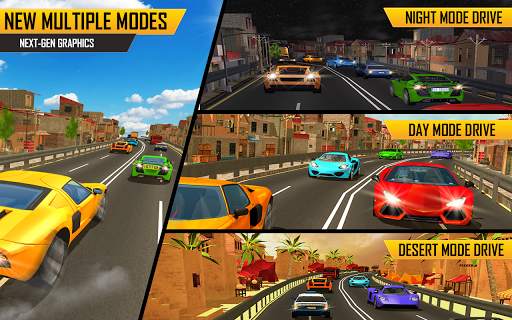 Racing in Highway Car 2019: City Car Driving Games screenshot 3