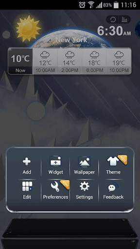 Next Ice World 3D Theme screenshot 4