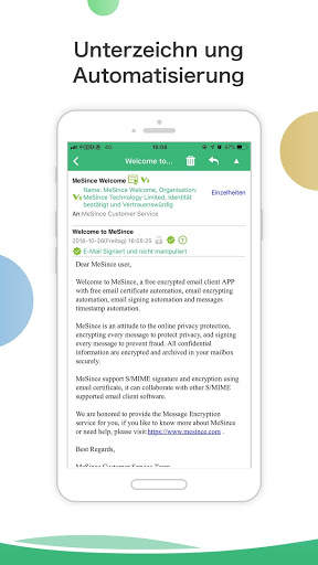 MeSign - Mail-Client mit Verschlüsselung screenshot 2