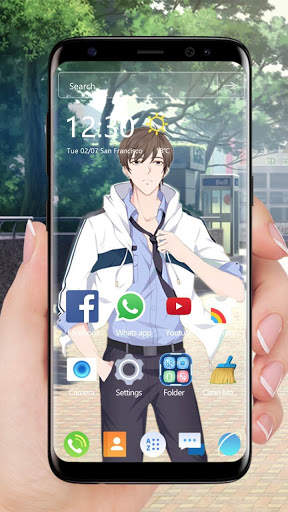 Handsome man live wallpaper screenshot 2
