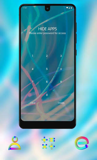 Abstract Bright Line theme colorful screenshot 4