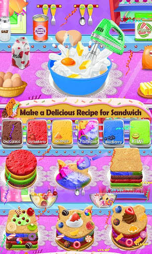 Sweet Ice Cream Sandwich Making Game screenshot 2