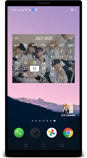BTS Calendar Widget screenshot 4