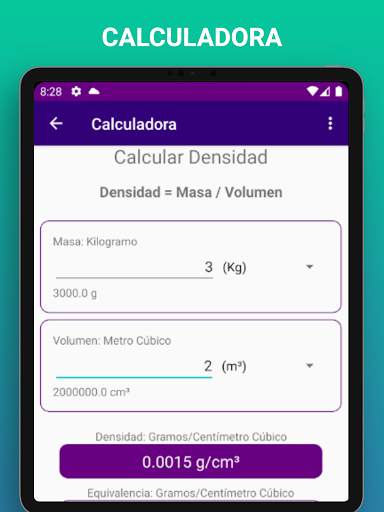 Densidad Masa Volumen screenshot 11