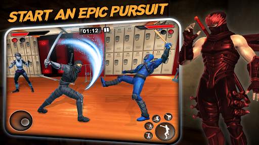 Superhero Iron Ninja - Ninja Street Fighter Game screenshot 2