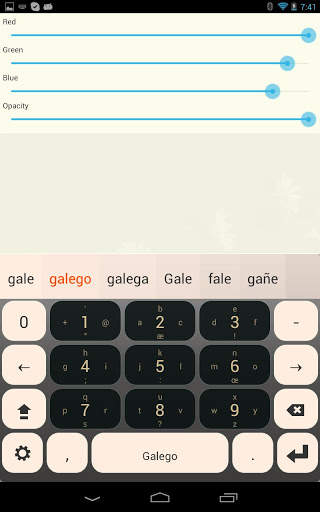 Galego Keyboard Plugin screenshot 3