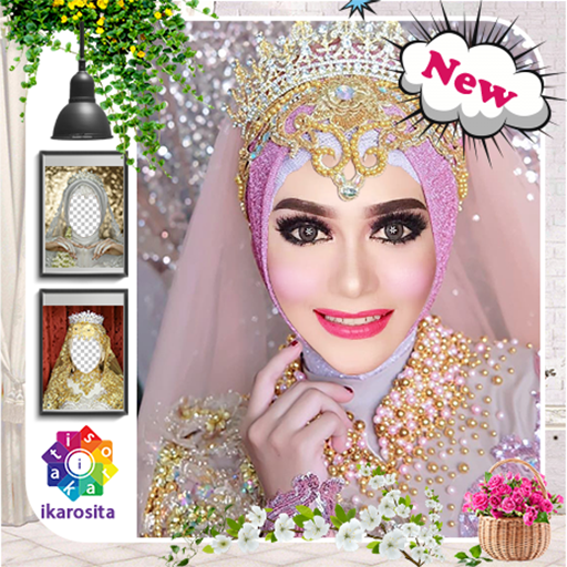 Hijab Wedding Selfie Camera icon