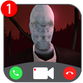 fake caller from slender / video chat - prank icon