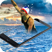3D photo collage maker icon