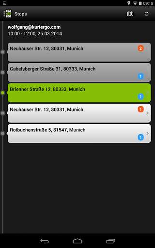 Courier App screenshot 9