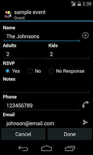My Party Planner - Lite screenshot 7