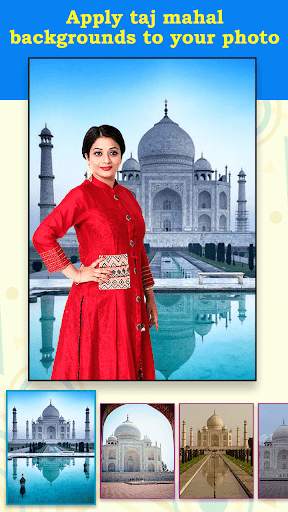 My Photo with Taj Mahal Background screenshot 2