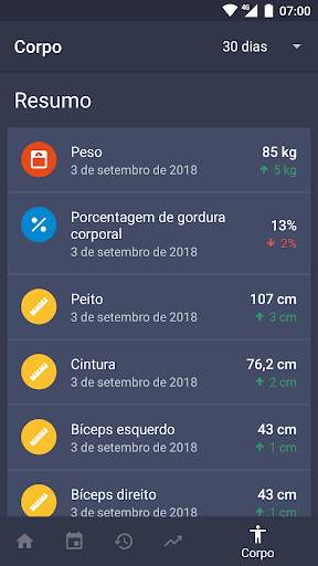 Treino Academia e Musculação screenshot 8