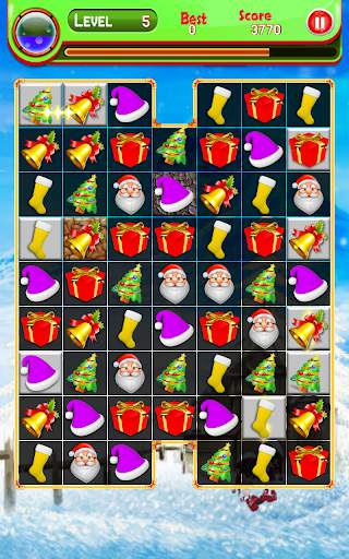 Match 3 Puzzle Christmas Games - Santa Bell Trees screenshot 6