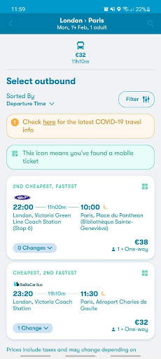 Busradar: Bus Trip App screenshot 4