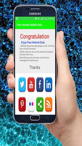 Free MB: Daily 25 GB Internet data Free Prank скриншот 5