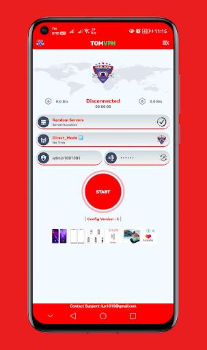 TOM VPN screenshot 1