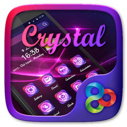 Crystal Go Launcher Theme 40.99
