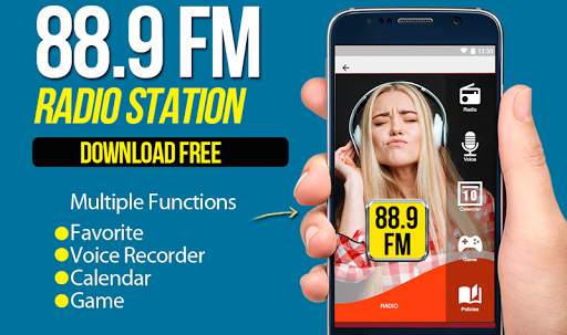 88.9 FM Radio apps for android screenshot 1