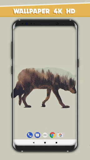 Wolf  Wallpaper Free 2020 HD - 4K 🐺 screenshot 3