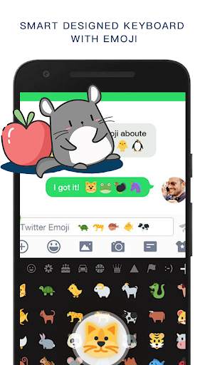 Smart Designed Keyboard with Emoji screenshot 2