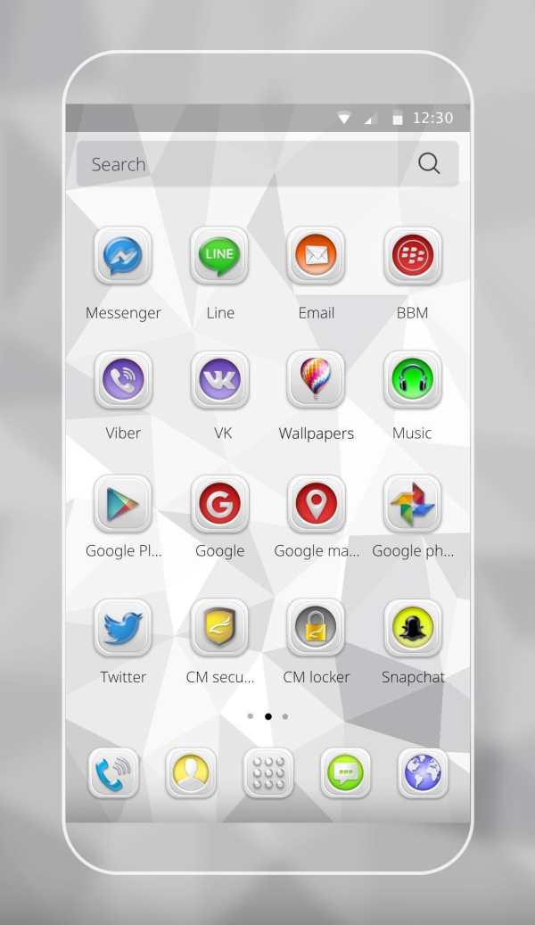 White Theme screenshot 2