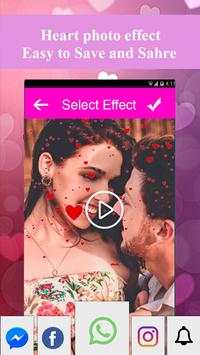 Heart photo effect-Video effect animation maker 3 تصوير الشاشة