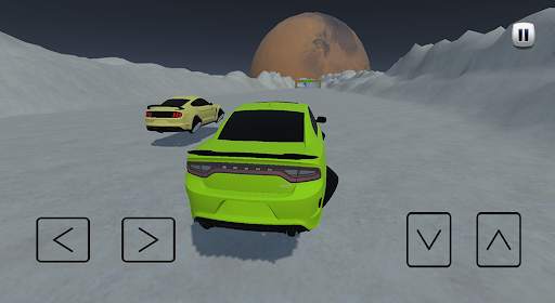 Space Car Charger Drag Racing Drift Simulator Game screenshot 5