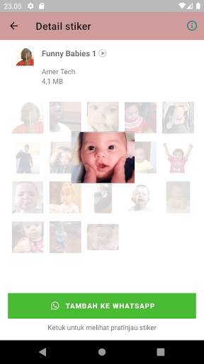 Funny Babies Stickers Animated - wastickerapp new screenshot 4