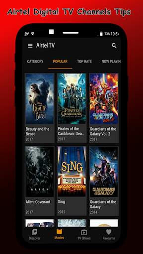 Airtel Digital Tv & Voot Tv Channel Guide 2021  S स्क्रीनशॉट 3