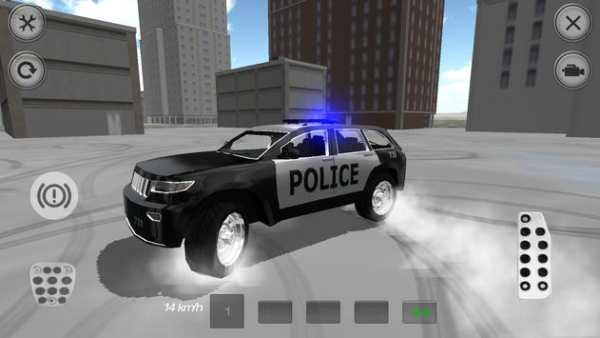 4WD SUV Police Car Driving screenshot 2