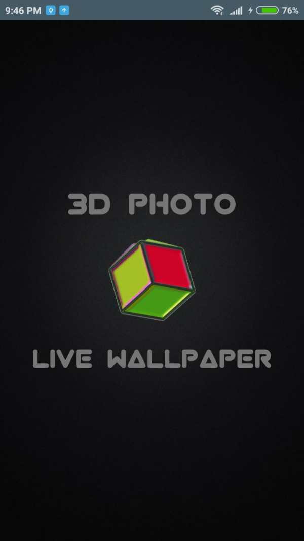 3D Cube Photo Live Wallpaper, 3d Cube Background screenshot 1