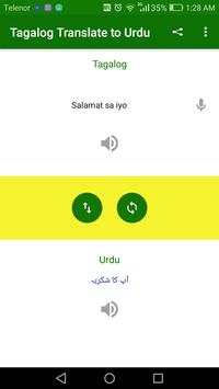 Tagalog Translate to Urdu screenshot 5