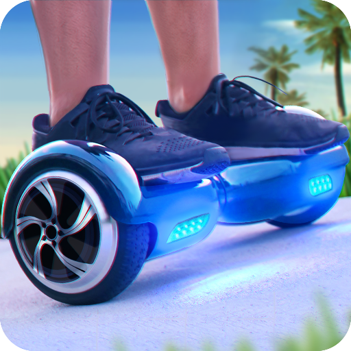 นักท่องโฮเวอร์บอร์ด 3D icon