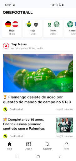OneFootball Resultados Futebol screenshot 1
