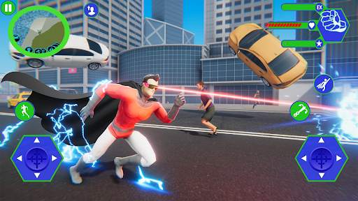 Flying Super Hero Vegas Rescue screenshot 3