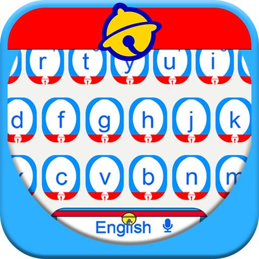 Cute Blue cat keyboard 10001001