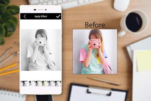Black And White Photo Effect скриншот 1