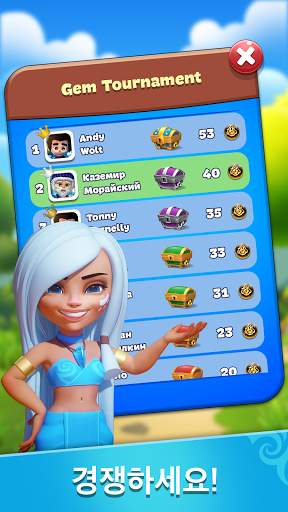 Gemmy Lands: 3매치퍼즐보석게임 screenshot 6