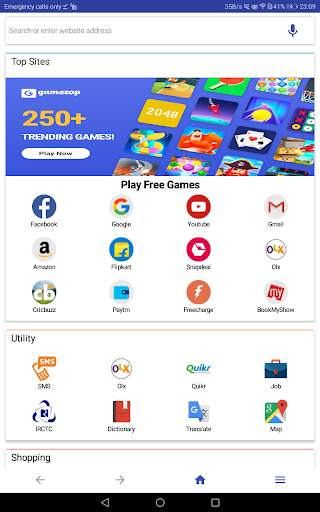 Fast and secure browser screenshot 1