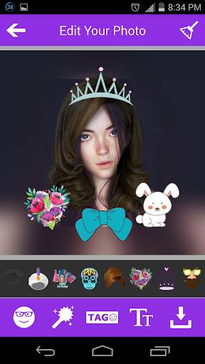 Sweet Girl-Photo Square Editor screenshot 3