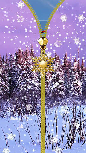 Winter lock screen. 7 تصوير الشاشة
