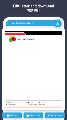 Letterhead Maker - Letter Writing Templates screenshot 6