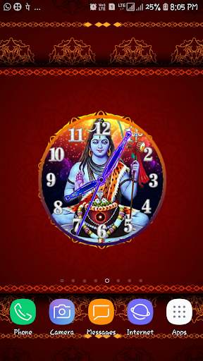 Lord Shiva Clock Live Wallpape screenshot 3