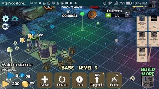Sci-Fi Tower Defense - AI gone mad - Turrets Clash screenshot 2