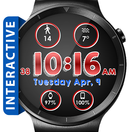 Line Face HD Watch Face Widget &amp; Live Wallpaper icon