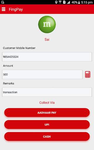 Fingpay - Aadhaar Pay and UPI for Merchants screenshot 7