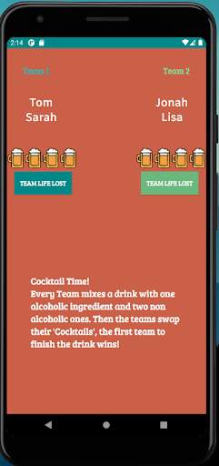 Bottom´s Up! The free drinking game! screenshot 3