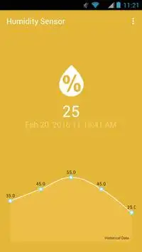 Humidity Sensor (IoT App) screenshot 1