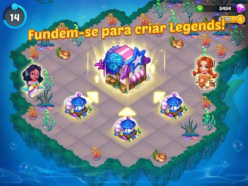 Merge Mermaids-magic puzzles screenshot 6